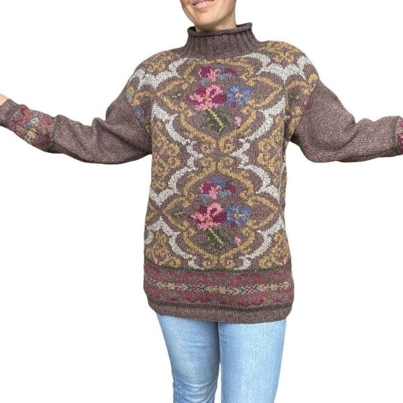 Vintage Express Tricot Wool Blend Pullover Sweater Tunic Length Women Size S - Picture 10 of 11